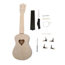 1set 21Inch DIY Wooden Ukulele KitTool Handwork Support Painting Children'sToyBX