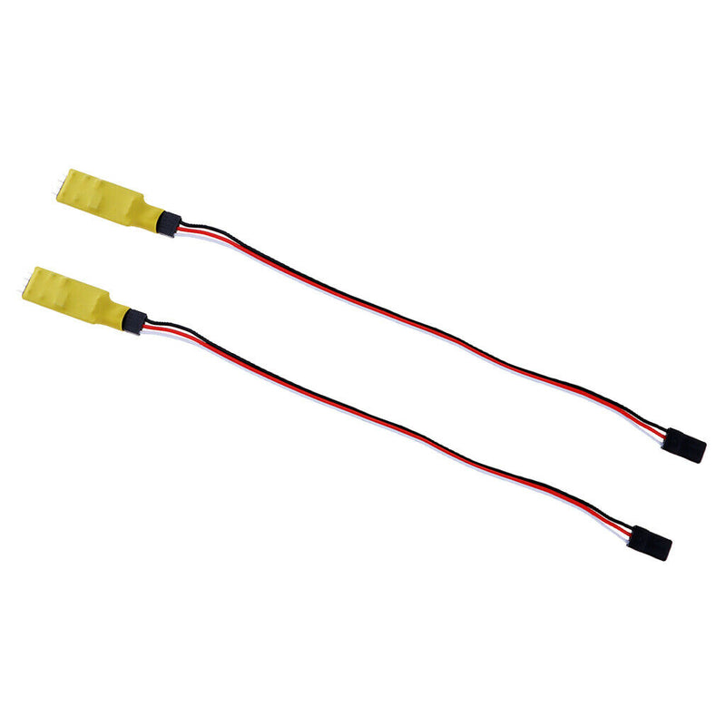2x LED Lamp Control Switch ON/Off 3CH for RC Car Vehicle Models Accessory