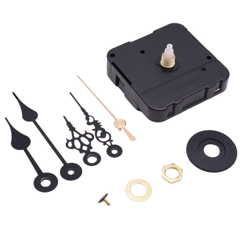 1 Set Silent Wall Clock Movement with Pointer for DIY Repair Parts