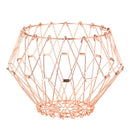 3pcs Hollow Wire Fruit Snacks Baskets Vegetables Container Home Decoration