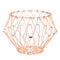 3pcs Hollow Wire Fruit Snacks Baskets Vegetables Container Home Decoration