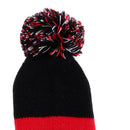 3Pcs Golf Club Pom Pom Head Cover Knit Cover For Driver Fairway Wood Covers Red