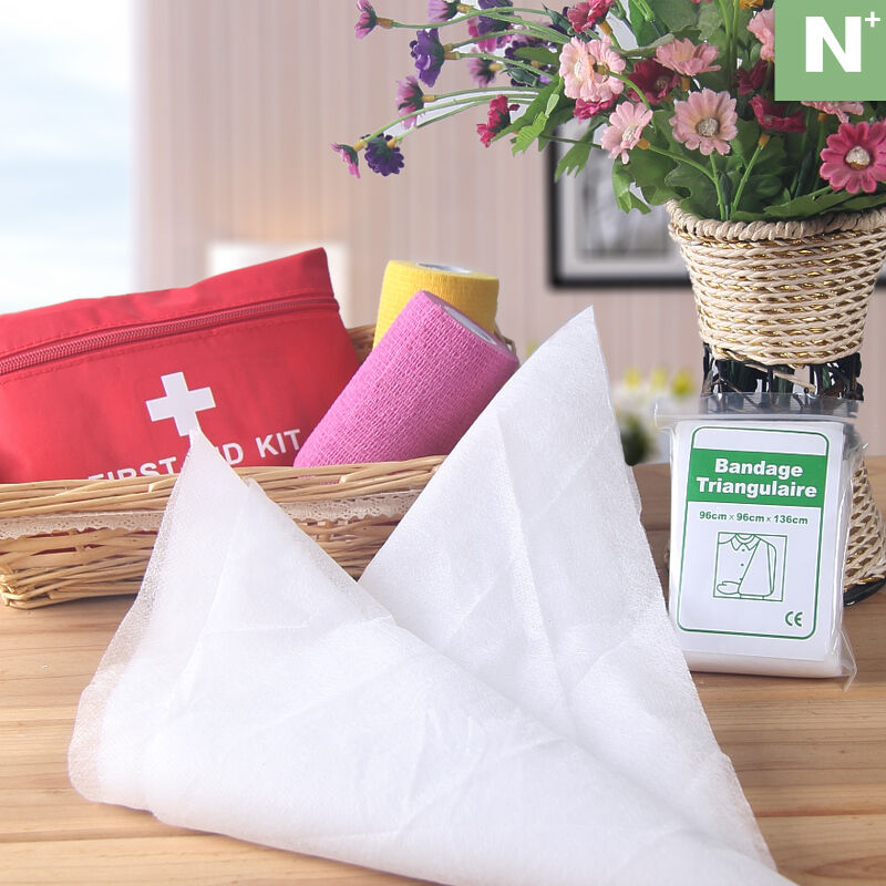 Bandage Triangular First Aid Bandage Fracture Fixation Non Woven-Wr D2F6