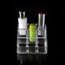 Clear Acrylic 9 Lipstick Holder Display Cosmetic Organizer Makeup Case Storage F