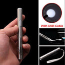 Rechargeable 500lm Lamp Pocket Flashlight Torch LED Pen Size Q5 USB New