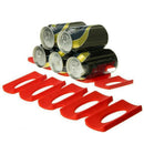 Cans Beer Tank Fridge Organizer Silicone Pads Tile Cushions Foldable Wine B