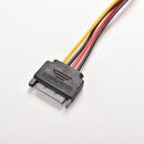 8 Inches Male to Female 15 Pin 15P SATA Power Extension Cable CAII TECA