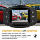 Dash Cam Hd 1080P Car Dashboard Camera With Sensor, 650Nm Lens And Inserted