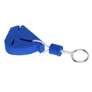Water Sport Boating Float Keychain Keyring Key Ring- Sailing Boat Shape Blue