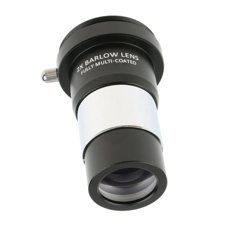 1.25 inch Telescope Barlow Lens 2X Eyepiece T Adapter Universal, with M42 Thread