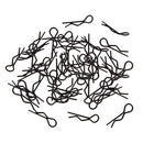 1/12th RC Buggy Bodyshell Clip Pins 150x Black for Vehicle Models Body Shell