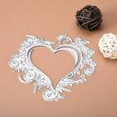 Lace Heart DIY Stencil Scrapbooking Album Paper Card Embossing Metal Cuttin O7E0