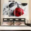 Set of 4pcs Rose Canvas Print Wall Art Hanging Painting Pictures Home Decor
