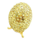 Enamel Rhinestone Easter Egg Jewelry Box Birthday Wedding Ring Box, Party