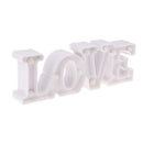 2Pcs LED Lights with Letters Love and Heart Battery Operated for Proposal