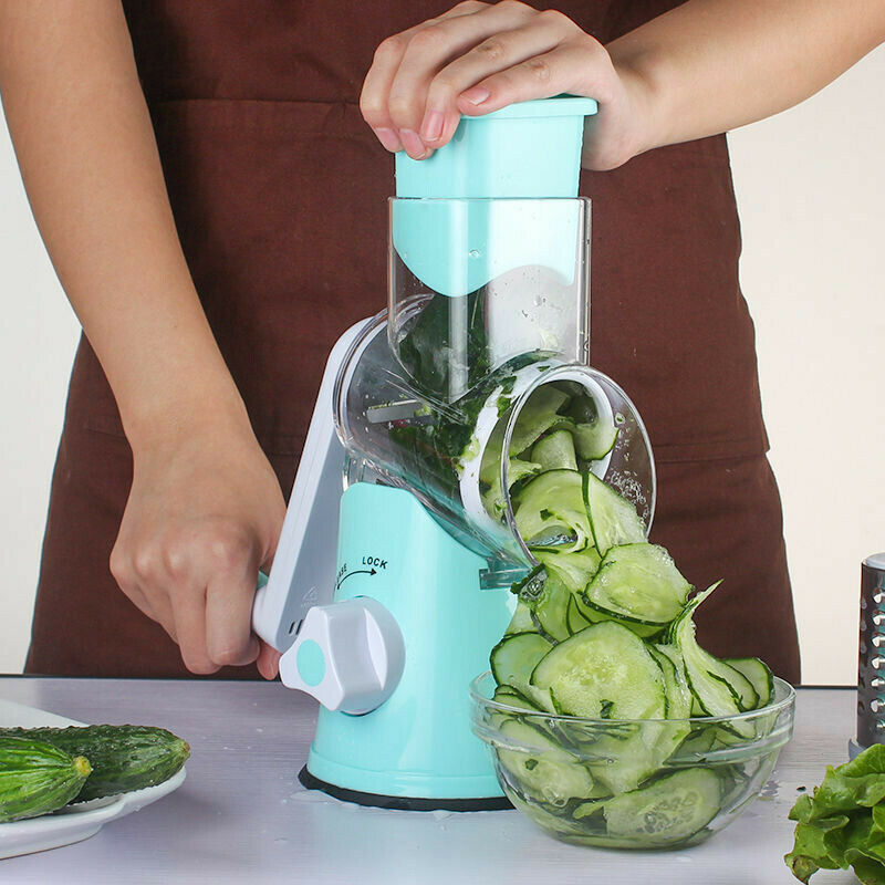 Manual Hand Speedy Mandoline Slicer Pasta Salad Maker Fruit Vegetable Cutter Gw