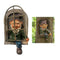 2pc Elf Out The Door Tree Hugger Garden Peeker Yard Art Whimsical Tree Sculpture