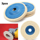 Wool Polishing Pads Buffing Angle Grinder Wheel Felt Polishing Disc Pad Set