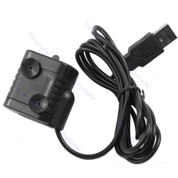 DC 3.5V - 9V 3W USB Submersible Fountain Pond Pump Water Pump Fish Tank Aquarium