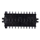 600V 10A 10 Position Double Level Screw Terminal Block Strip