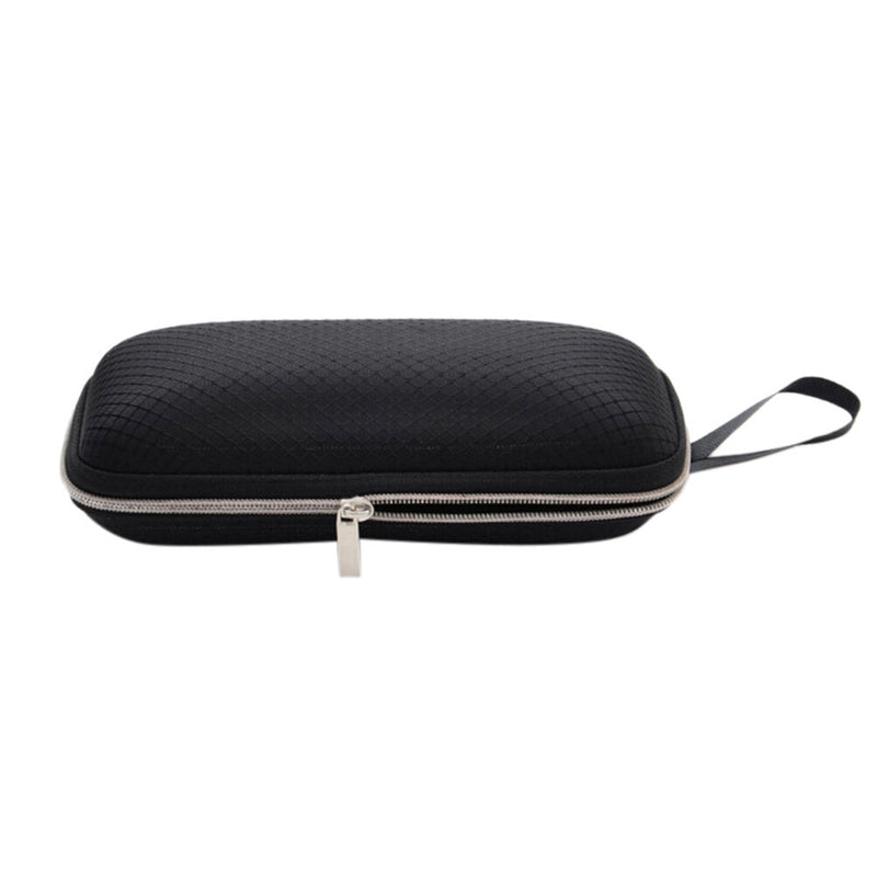 Hard Portable Rectangle Grid Zipper Glasses Case Eyewear Box for Sunglasses  Gw