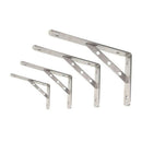 Quality SUS 304 Solid Stainless Steel 90 Degree Angle Wall Mounted Shelf Su E1E8