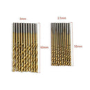 50 PCS HSS Cobalt Twist Drill Bits Tools For Hard Stainless Metal 1mm-3mm E5Z1