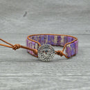 Imperial Stone Hand-Knitted Single-Layer Leather Creative Ethnic Style Pers