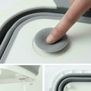 Multifunction Collapsible Cutting Board Drain Basket Basin 2019 Vegetable I9X0