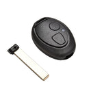 2 Button Reljte Key Fob Case For Rover Mg  Mini R50 75 Black BG BX