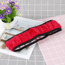 1PC Winter red soft warm plush velvet car steering wheel cover auto car decor JR