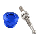 High Performance Push Button Quick Release Bonnet Hood Pins Lock Latch Blue