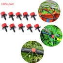 10x Garden Irrigation Mist Micro Flow Dripper Water Drip Head HoseFD