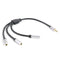 3.5mm Audio Splitter Cable 3.5mm TRS Plug Male to 3x 1/8 Jack Female 1ft #gib