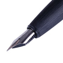 Black Aluminum Fountain Pen Extra Fine Nib with Converter Box Writing Gifts