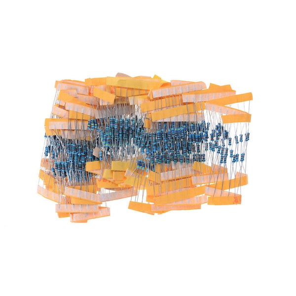 600x 30 Values 1/4W Metal Film Resistors Resistance Assortment Kit Ew