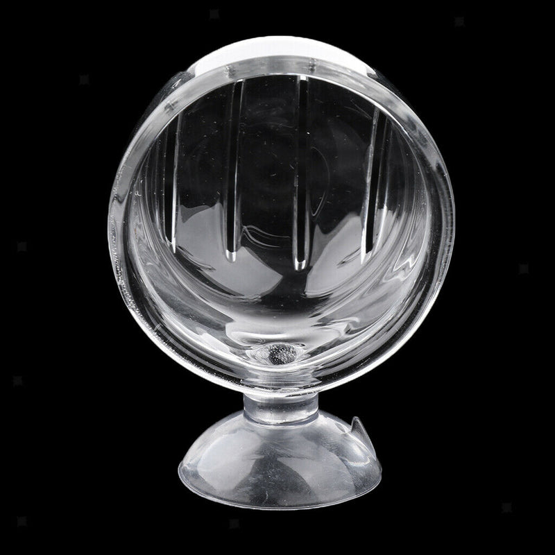 5x Glass Feeding Cup   Feeder Shrimp Red Worms Food for Aquarium Seam