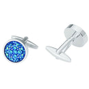 Classic Rhinestone Tuxedo Shirt Cufflinks For Men Unique Business Wedding