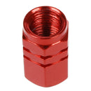 4 Pcs Hexagon Alloy 7mm Thread Car Tyre Tire Valve Stem Caps Covers Burgund