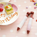 Silicone Fondant Cake Pen Pastry Icing Writing Syringe Baking Decor DIY To JR