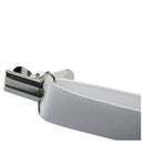 Lady Woman Adjustable Metal Clamp Elastic Suspenders Braces - White