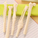 25PCS Bone Design Ballpoint Pens with Black Ink for Artist, Doctor, Nurse , U4M1