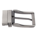 2x Reversible Single Prong Rectangle Belt Buckle Metal Buckle Replacements