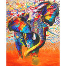 Colorful Elephant 5D DIY Diamond Painting Embroidery Cross Stitch Mosaic