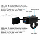 Motorcycle Handlebar Usb Charger Qc3.0 Moto Charger Car Waterproof Large Po