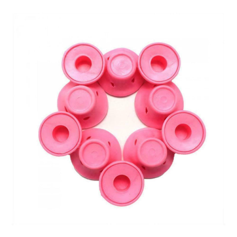 10pcs Silicone Hair Curler Magic Hair Care Rollers Heat No Styling Hair J1R0