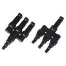 MC4 3T Branches Parallel Connect Solar Panel Cable Photovoltaic Connectors New