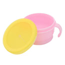 Baby Toddler Snack Bowls Feeding Food Dish Non Spill Proof w/ Lids Tableware