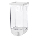 2Pcs 1500ml Clear Wall Mounted Food Storage Container Cereal Grain Dispenser