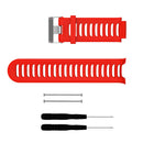 Sport Gel Replacement Band Strap Bracelet For Garmin Forerunner 910XT Red